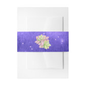 Bandeau De Faire-part Aquarelle Succulente sur pourpre rustique (Devant example)