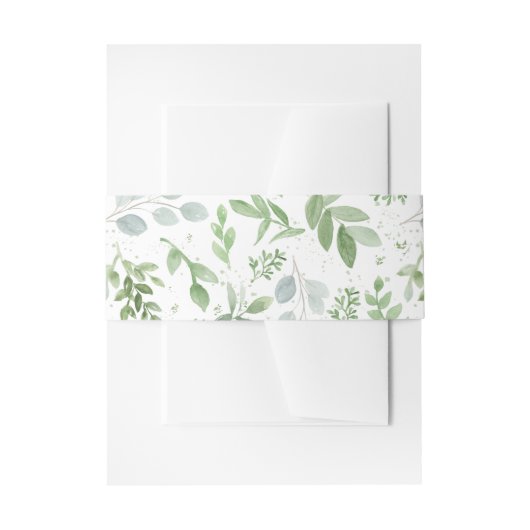 Bandeau De Faire-part Aquarelle Whimsical Mariage Motif (Devant example)