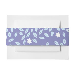 Bandeau De Faire-part ARBRES AVEC ÉTOILES Bat mitzvah Invitation Bande d