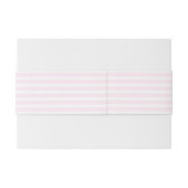 Bandeau De Faire-part Arc dessiné à la main rose et rayures mariage grif (Dos exemple)