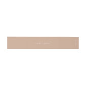 Bandeau De Faire-part Argile | Écriture Chic Simple Mariage (Plat)