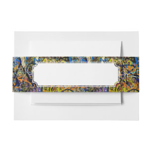 Bandeau De Faire-part Arrière - plan de graffiti