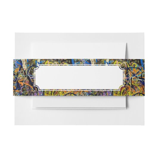 Bandeau De Faire-part Arrière - plan de graffiti (Devant Example)