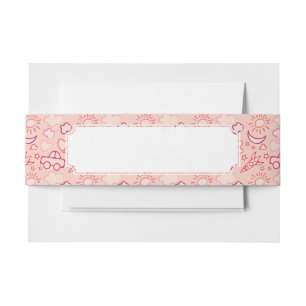 Bandeau De Faire-part arrière - plan de jouet