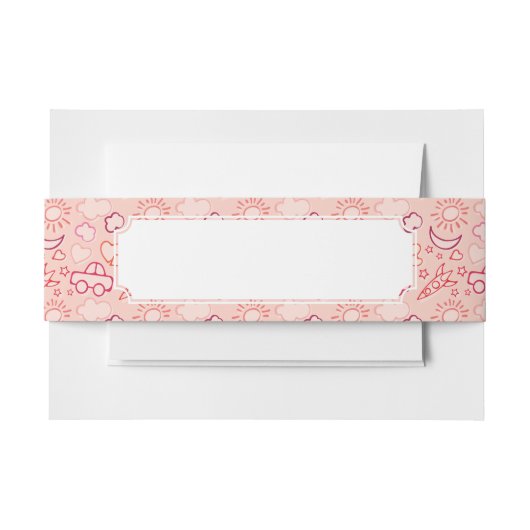 Bandeau De Faire-part arrière - plan de jouet (Devant Example)