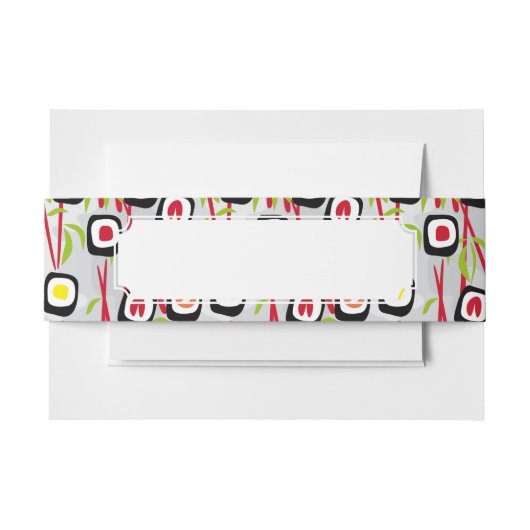 Bandeau De Faire-part Arrière - plan de sushi (Devant Example)
