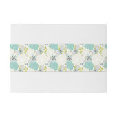 Bandeau De Faire-part Arrière - plan floral (Dos exemple)