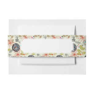Bandeau De Faire-part Arrière - plan floral 2