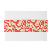 Bandeau De Faire-part Arrière - plan rayé (Dos exemple)