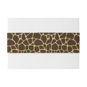 Bandeau De Faire-part Arrière - plan repéré par girafe (Dos exemple)