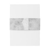 Bandeau De Faire-part Arrière - plan Silver Splatters Moderne (Dos Example)