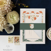 Bandeau De Faire-part Art vintage