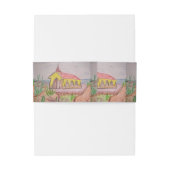 Bandeau De Faire-part Aruba (Dos Example)