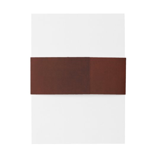 Bandeau De Faire-part Automne Automne Brown Rouges initiales mariage (Dos Example)