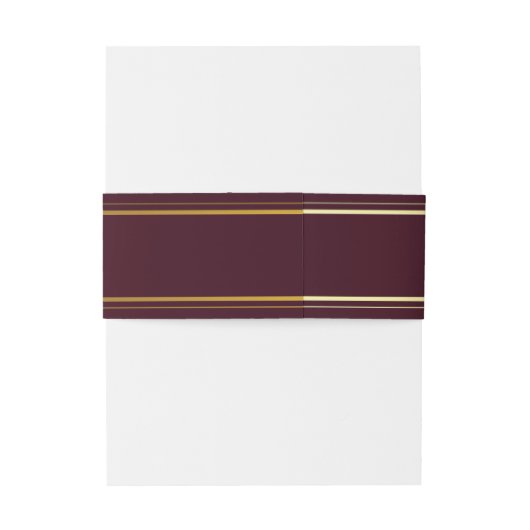 Bandeau De Faire-part Automne été mariage bourgogne (Dos Example)