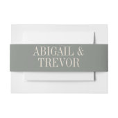 Bandeau De Faire-part Automne Gras et Rétro (Devant Example)