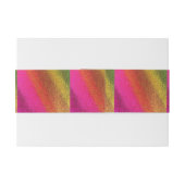 Bandeau De Faire-part Automne Multi-Nuances de Bandes d'Invitation Coule (Dos exemple)