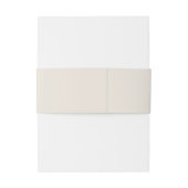 Bandeau De Faire-part Automne Terracotta et Crème (Dos Example)