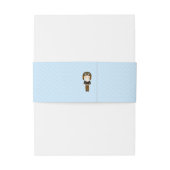 Bandeau De Faire-part Aviateur et son avion (Dos Example)