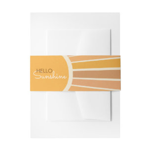 Bandeau De Faire-part Baby Shower Bohème Petit rayon de soleil