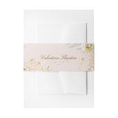 Bandeau De Faire-part baby shower botanique blanc élégant (Devant example)