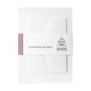 Bandeau De Faire-part Baby shower de cage cardiaque vintage