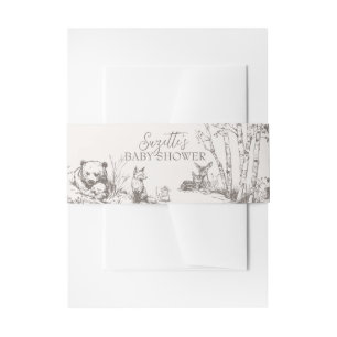 Bandeau De Faire-part Baby shower d'hiver Whimsical