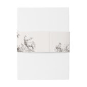 Bandeau De Faire-part Baby shower d'hiver Whimsical (Dos Example)