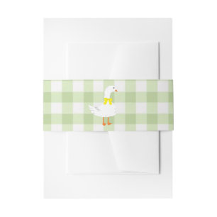 Bandeau De Faire-part Baby Shower Little Goose