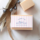 Bandeau De Faire-part Bachelorette Retro Moderne Rose & Marine Personnal