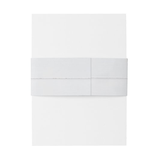 Bandeau De Faire-part Bagues et colombes blanches (Dos Example)