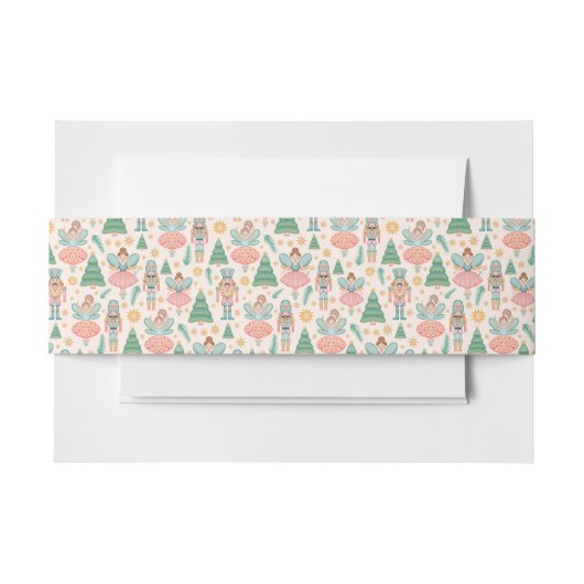 Bandeau De Faire-part Ballet et fées de craquelins sur Arrière - plan de (Devant Example)