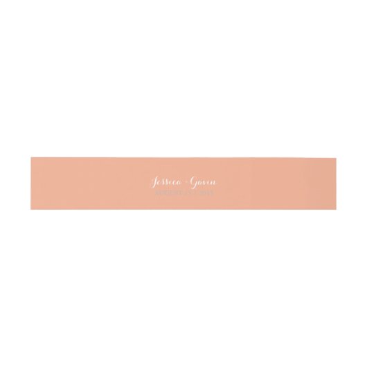 Bandeau De Faire-part Bande de corail de ventre d'invitation de roses de (Plat)