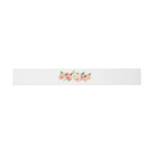 Bandeau De Faire-part Bande de Faire-part de mariage florale de l'aquare (Plat)