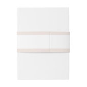 Bandeau De Faire-part Bande de Mariage de calligraphie avec date (Dos Example)