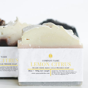 Bandeau De Faire-part Bande de savon de bar cosmétique Étiquette envelop