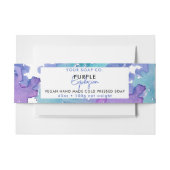 Bandeau De Faire-part Bande de savon de la barre cosmétique Étiquette de (Devant Example)