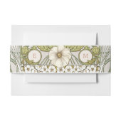 Bandeau De Faire-part Bande de ventre Art Nouveau Mucha Monogrammes Init (Devant Example)