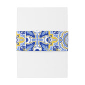 Bandeau De Faire-part Bande de ventre au citron méditerranéen (Dos Example)