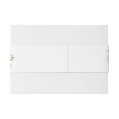 Bandeau De Faire-part Bande de ventre Citrus vert citron (Dos exemple)