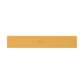 Bandeau De Faire-part Bande de ventre de Faire-part de mariage de script (Plat)