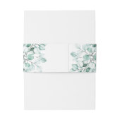 Bandeau De Faire-part Bande de ventre de Faire-part de mariage Eucalyptu (Dos Example)