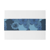 Bandeau De Faire-part Bande de ventre de Faire-part de mariage tropicale (Dos exemple)