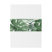 Bandeau De Faire-part Bande de ventre de tropiques (Dos Example)