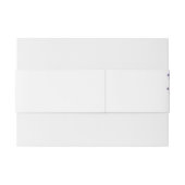 Bandeau De Faire-part Bande de ventre d'invitation personnalisée (Dos exemple)