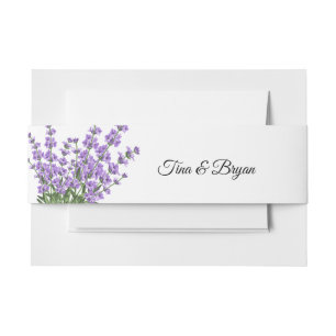 Bandeau De Faire-part Bande de ventre d'invitation personnalisée