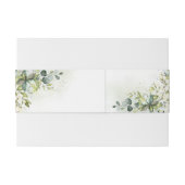 Bandeau De Faire-part Bande de ventre Faire-part de mariage verdoyante (Dos exemple)