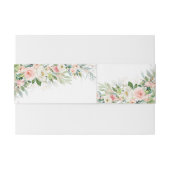 Bandeau De Faire-part Bande de ventre Mariage Ethereal Blush (Dos exemple)