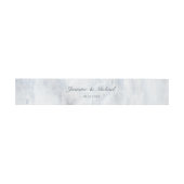 Bandeau De Faire-part bande de ventre mariage pastel rustique (Plat)