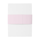 Bandeau De Faire-part Bande de ventre personnalisée rose (Dos Example)